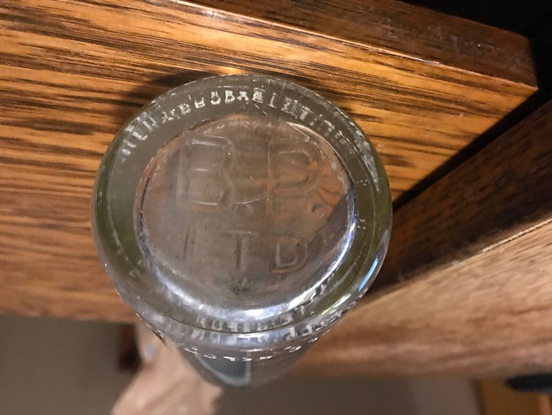 Brewery Products Ltd Glass Beer Bottle 1920s image 2