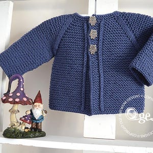 KNITTING PATTERN - Balina Top Down Cardigan- P133