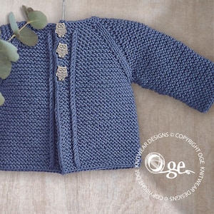 KNITTING PATTERN - Balina Top Down Cardigan- P133