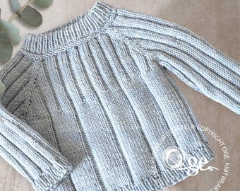 KNITTING PATTERN-Linsey Sweater - P295
