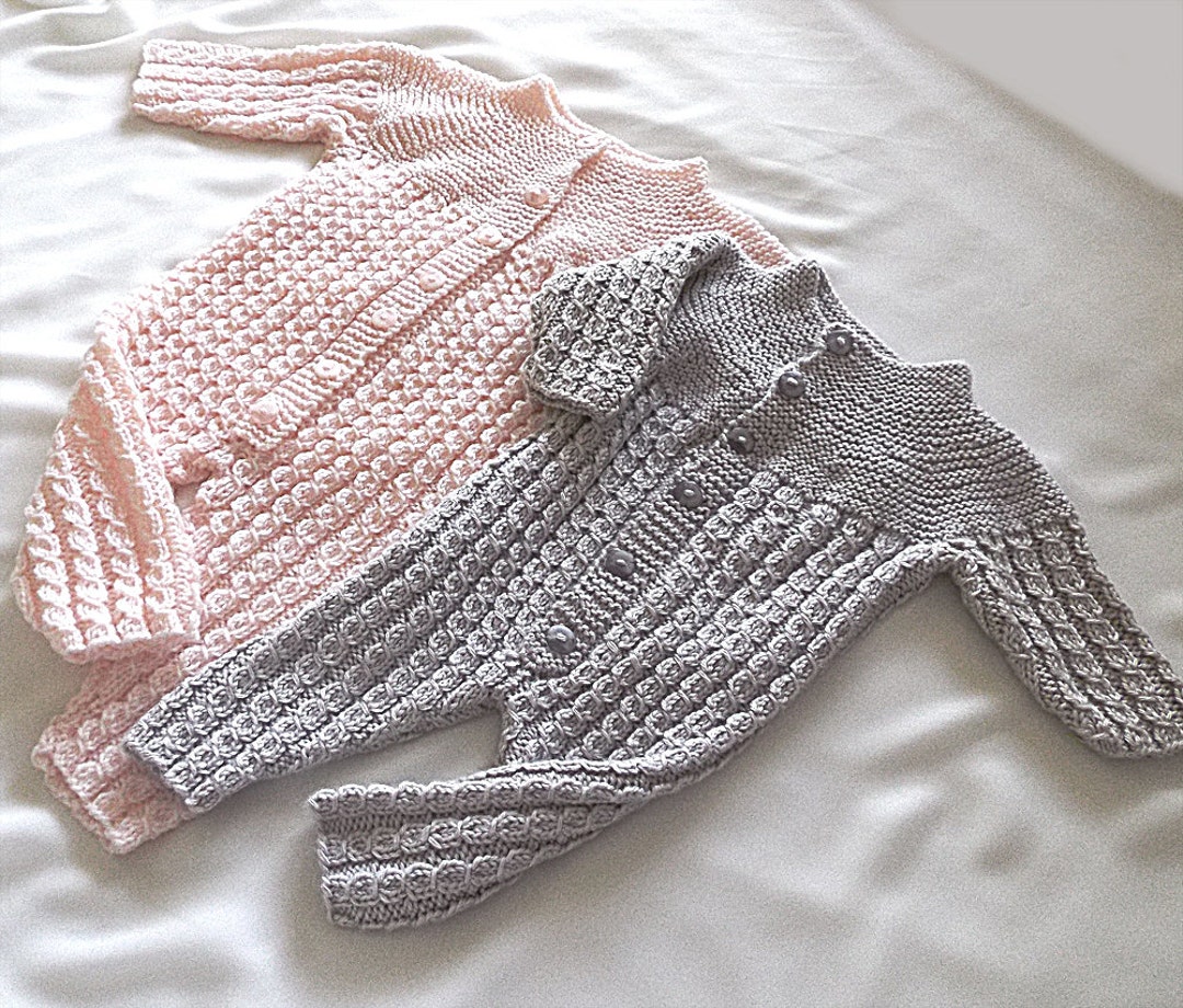 KNITTING Pattern-baby All-in-one With Top Down Knit Matching - Etsy