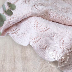KNITTING PATTERN-Butterfly Kisses Baby Blanket - P119