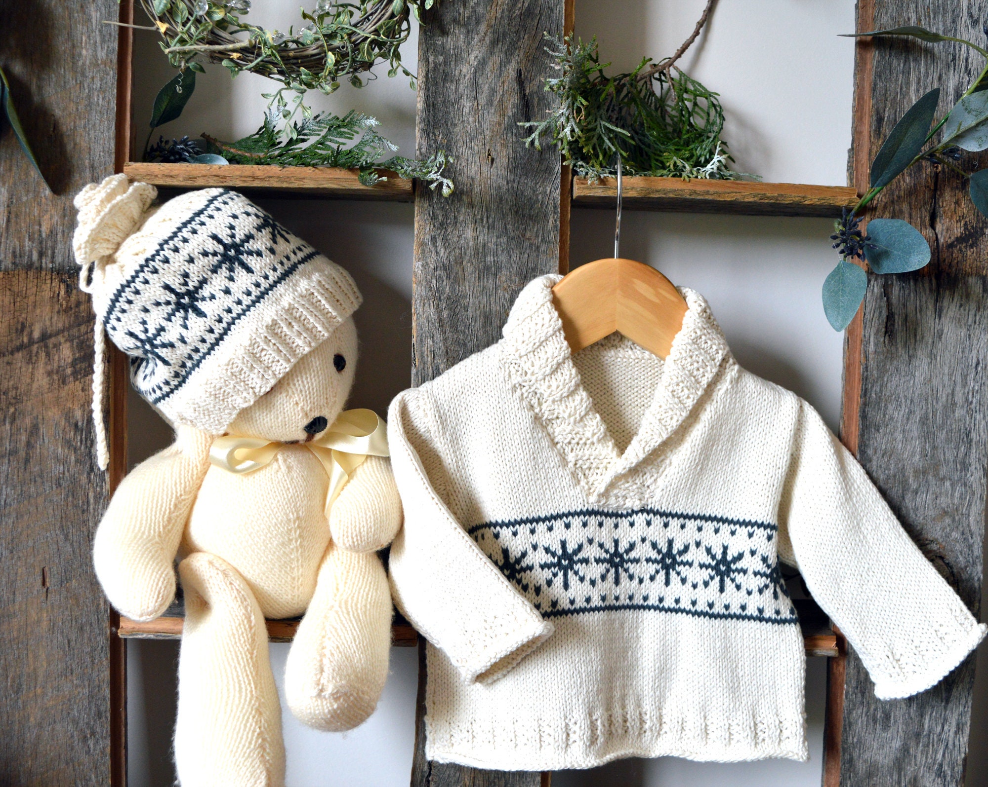 snowflake jumper knitting pattern