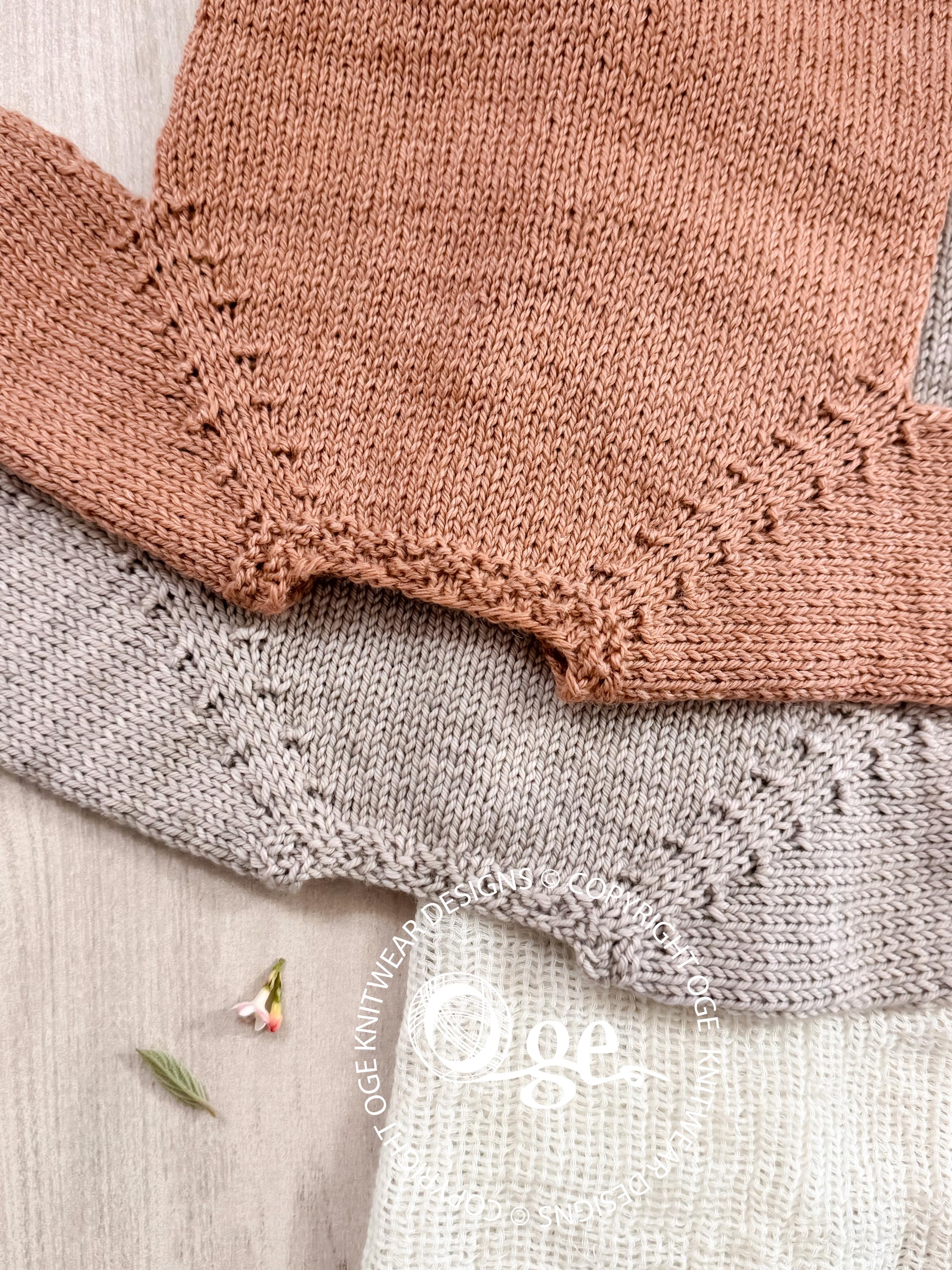 KNITTING Pattern-dimples Top Down Cardigan - P291 - Etsy Australia