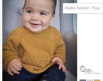 KNITTING PATTERN-Matteo Sweater - P244