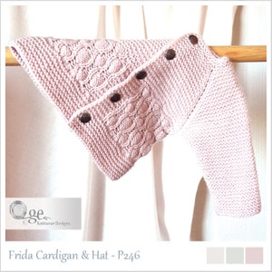 Frida Cardigan & Hat - P246