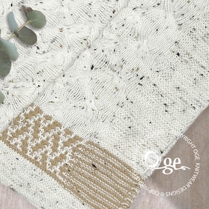 KNITTING PATTERN-Dune Blanket - P184