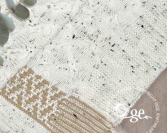KNITTING PATTERN-Dune Blanket - P184