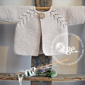 KNITTING PATTERN-Norwegian Fir, Top down cardigan - P109