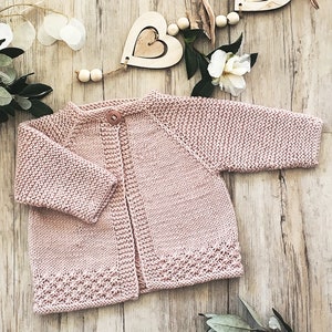 KNITTING PATTERN-Maebry Top down cardigan - P152