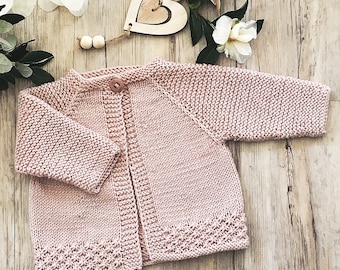 KNITTING PATTERN-Maebry Top down cardigan - P152