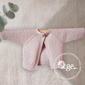 KNITTING PATTERN-Maebry Top down cardigan - P152
