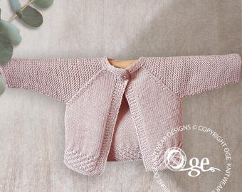 KNITTING PATTERN-Maebry Top down cardigan - P152