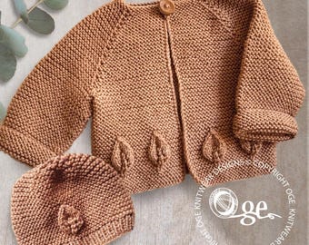 KNITTING PATTERN-Amber Fall Cardigan - P307
