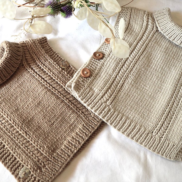 KNITTING PATTERN-Hazelbrook Vest - P122