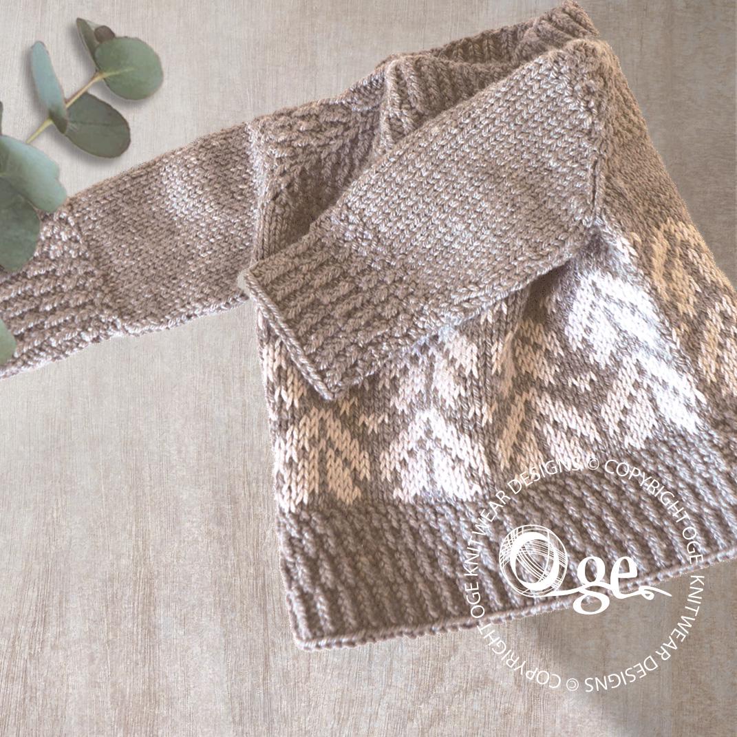KNITTING Pattern-stranden Sweater - P222 - Etsy