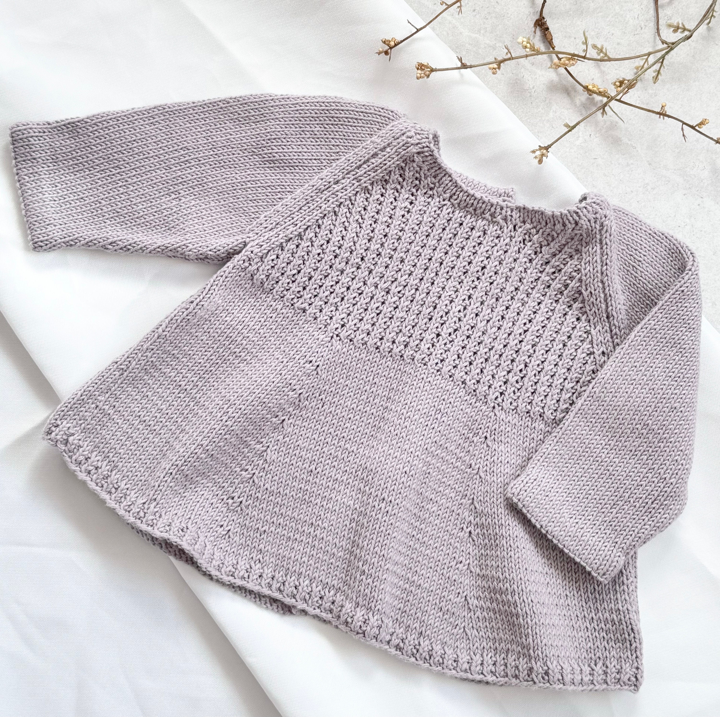 KNITTING PATTERN-Tunic top with button up back - P085