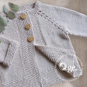 KNITTING PATTERN-Evian Cardigan - P213