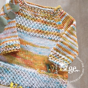 KNITTING PATTERN-Poppet Tunic (Bottom up knit) - P141