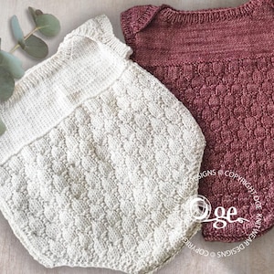 KNITTING PATTERN-Ayla Romper - P178