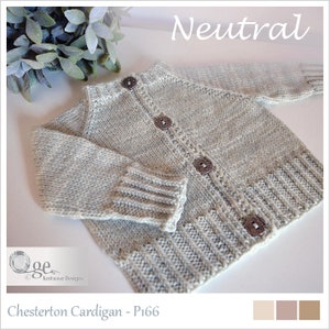 KNITTING PATTERN-Chesterton Cardigan P166