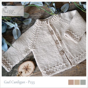 KNITTING PATTERN - Gael Cardigan - P235