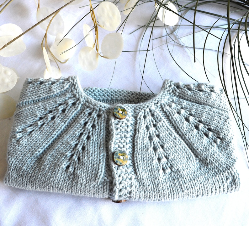 KNITTING PATTERN-Lynleigh Cardigan P173 image 7