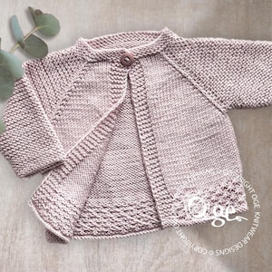 KNITTING PATTERN-Maebry Top down cardigan - P152