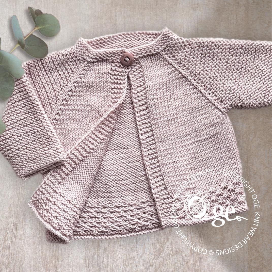 KNITTING PATTERN-Maebry Top down cardigan - P152