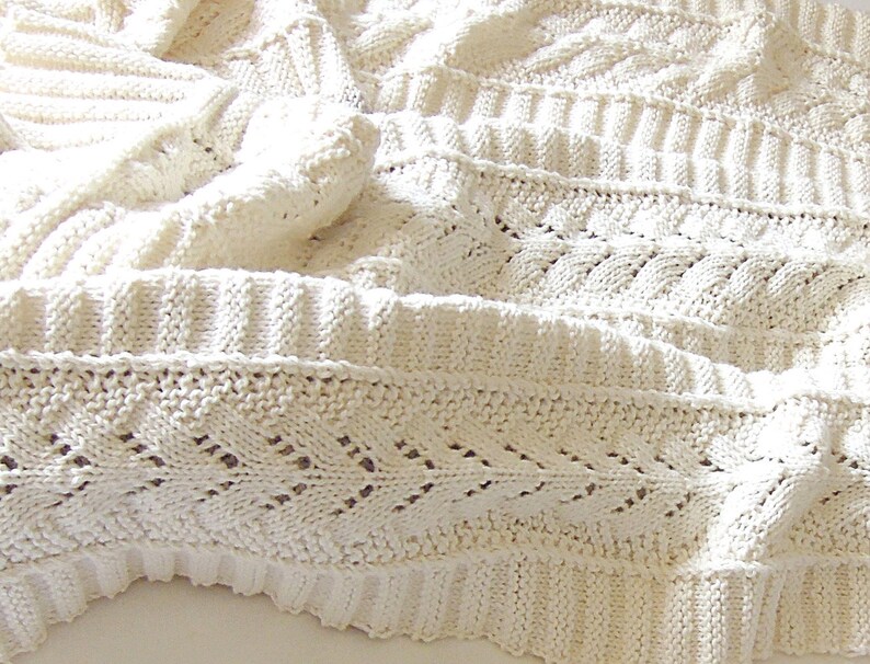 KNITTING Patternbaby Blanket Beautiful Heirloom Quality Etsy UK