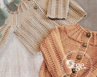 KNITTING PATTERN-Elowen Cardigan - P159