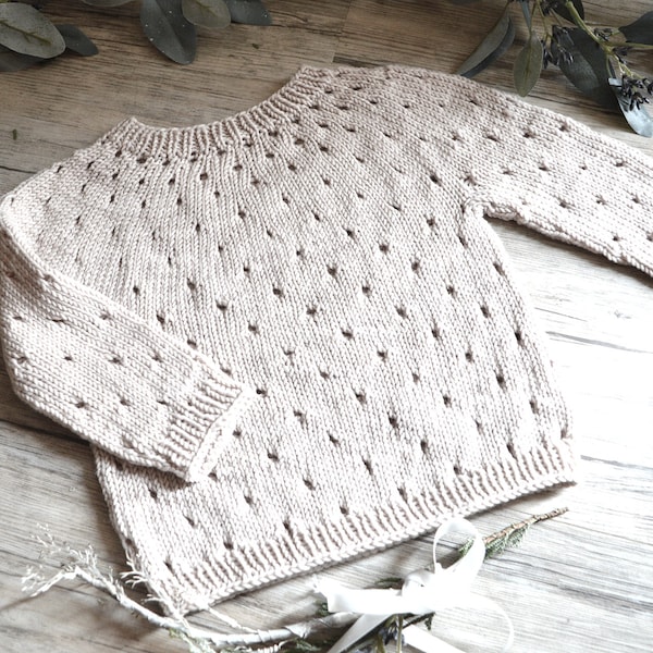 KNITTING PATTERN - Eglantine Sweater - P164