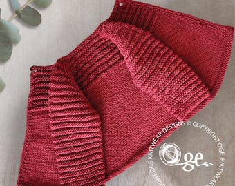 KNITTING PATTERN-Pollywaffle Cardigan - P296