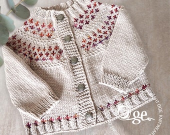 KNITTING PATTERN-Rae-Nore Cardigan - P280