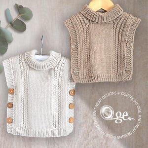 KNITTING PATTERN-Hazelbrook Vest - P122