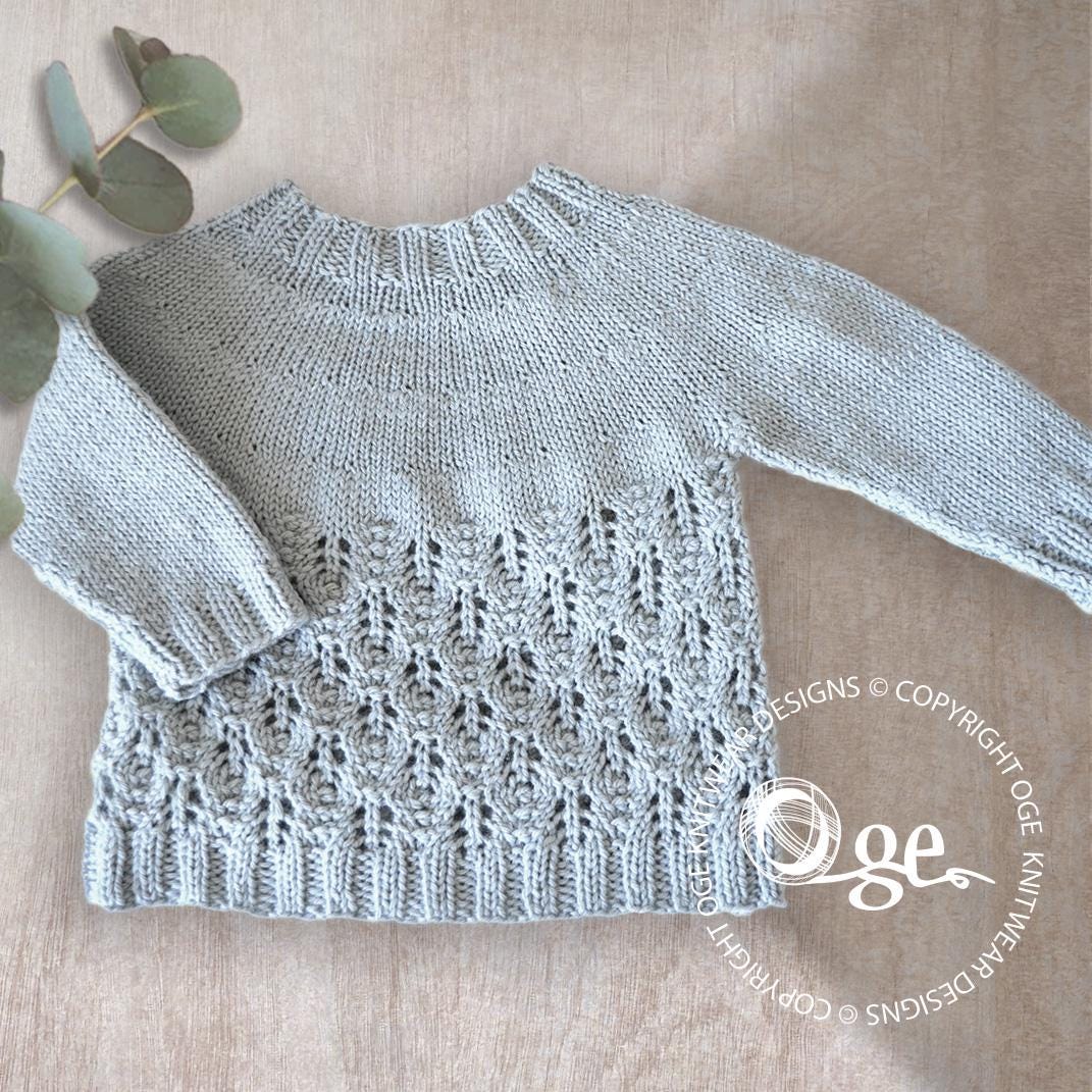 KNITTING Pattern-lucinda Lace Top Down Sweater - P267 - Etsy