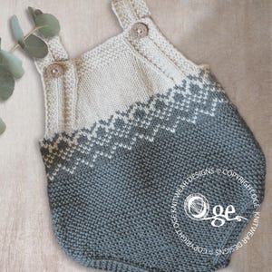 KNITTING PATTERN - Lyell Romper - P214