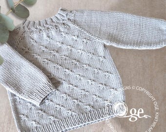 KNITTING PATTERN-Butterfly Sweater - P299