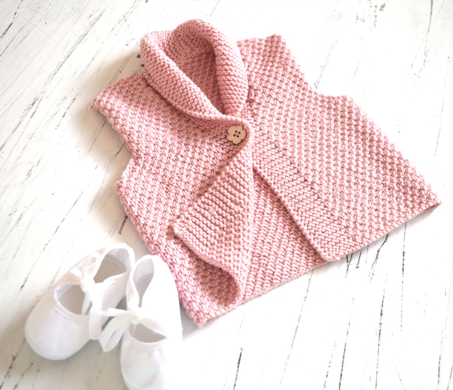 KNITTING PATTERNJacket/Cardigan/Vest with shawl collar and Etsy España