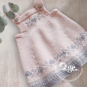 KNITTING PATTERN-Luv U Forever Pinafore Dress - P090