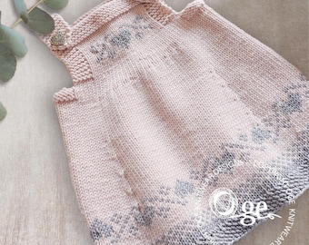 KNITTING PATTERN-Luv U Forever Pinafore Dress - P090
