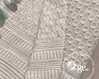 KNITTING PATTERN-Oliver Blanket - P281 (B)
