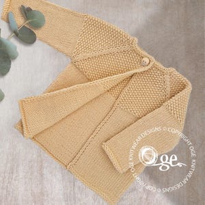 KNITTING PATTERN-Buttercup Cardigan - P301