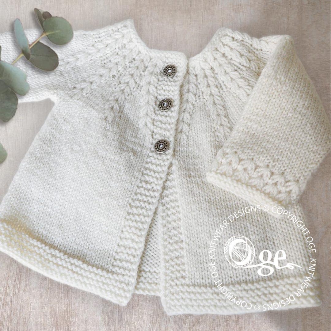 KNITTING Pattern-oakley Top Down Cardigan - P258 - Etsy
