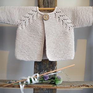 KNITTING PATTERN-Norwegian Fir, Top down cardigan - P109