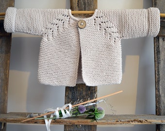 KNITTING PATTERN-Norwegian Fir, Top down cardigan - P109