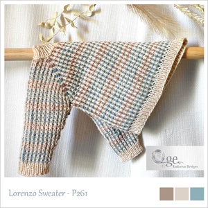 KNITTING PATTERN-Lorenzo Sweater - P261