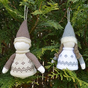 KNITTING PATTERN-Nordic Christmas Ornament P080 image 4