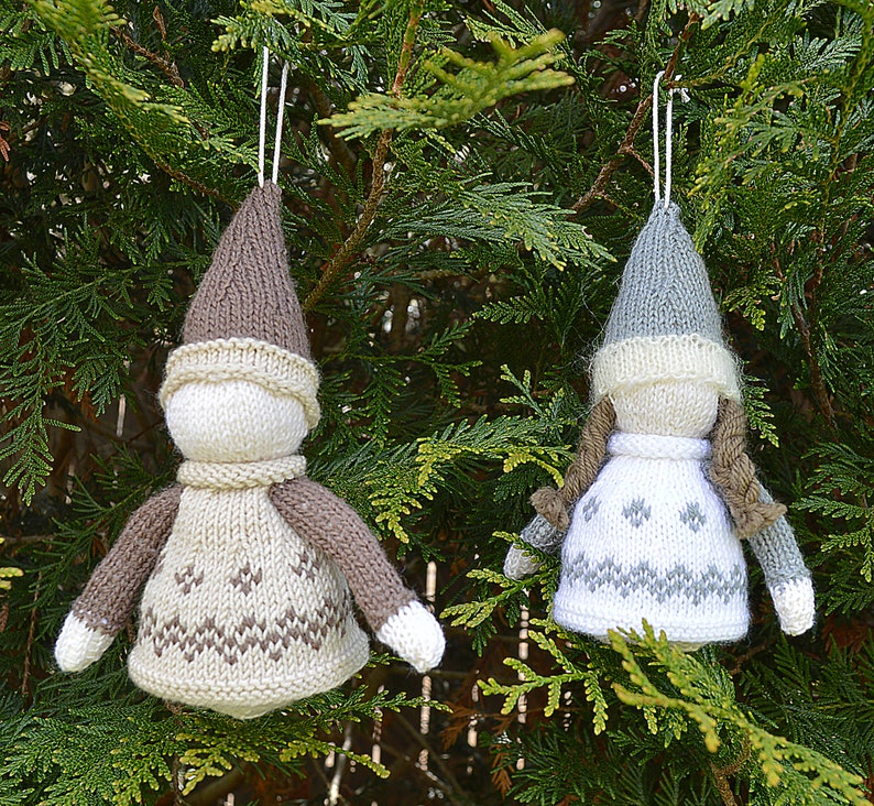 KNITTING PATTERN-Nordic Christmas Ornament P080 image 4