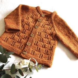 KNITTING PATTERN- Gumnut Cardigan - P144
